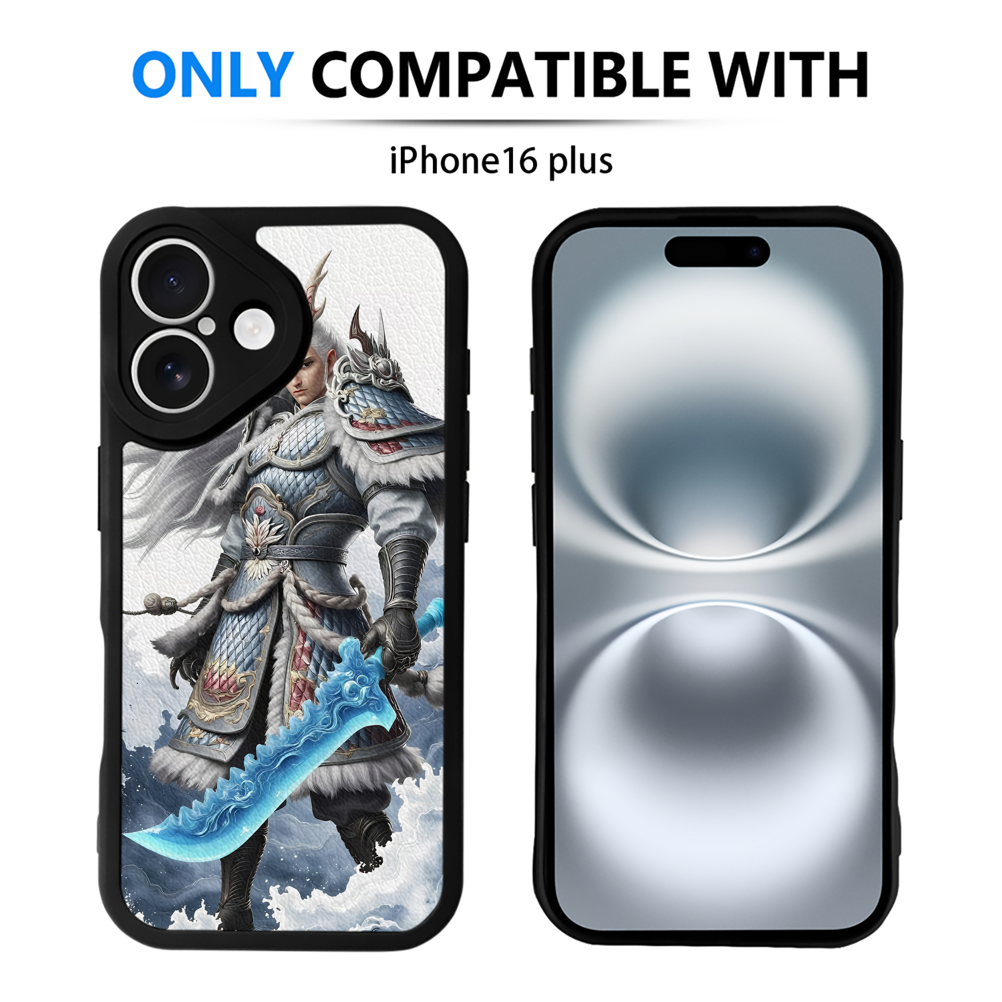 （画像用） Ne Zha 2 ナタ 魔童の大暴れ 【iPhone 16シリーズ対応】シリコンスマホケース（レザー調） 材質：シリコン